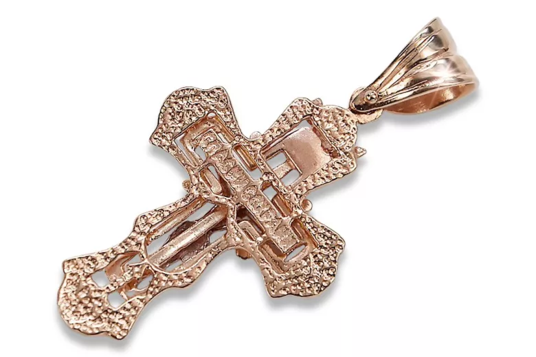 Gold Orthodox Cross ★ russiangold.com ★ Gold 585 333 Niedriger Preis