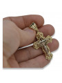 Croix ★ orthodoxe d’or russiangold.com ★ or 585 333 Prix bas