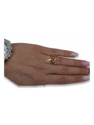 Russisch Sowjet rosa 14 Karat 585 gold Vintage Ring vrn070