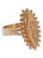 Russisch Sowjet rosa 14 Karat 585 gold Vintage Ring vrn120