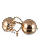 Boucles d’oreilles en or zlotychlopak.pl ★ Échantillon d’or ★ 585 333 Prix bas!