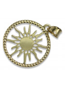 Pendentif ★ en or zlotychlopak.pl ★ Echantillon d’or 585 333 prix bas