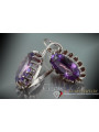 Russe Argent 925 Alexandrite Rubis Émeraude Saphir Aigue-marine Zircon ... Boucles d’oreilles vec064s