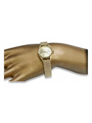 Gold men's watch Geneve ★ zlotychlopak.pl ★ Gold purity 585 333 Low Price!