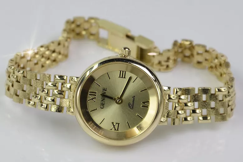 Reloj ★ de oro para damas zlotychlopak.pl Pureza de oro 585 333 ¡★ Precio bajo!