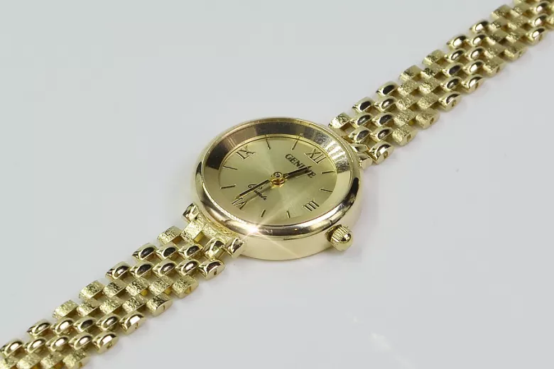 Gold ladies watch ★ zlotychlopak.pl ★ Gold purity 585 333 Low price!