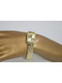 Gold men's watch Geneve ★ zlotychlopak.pl ★ Gold purity 585 333 Low Price!