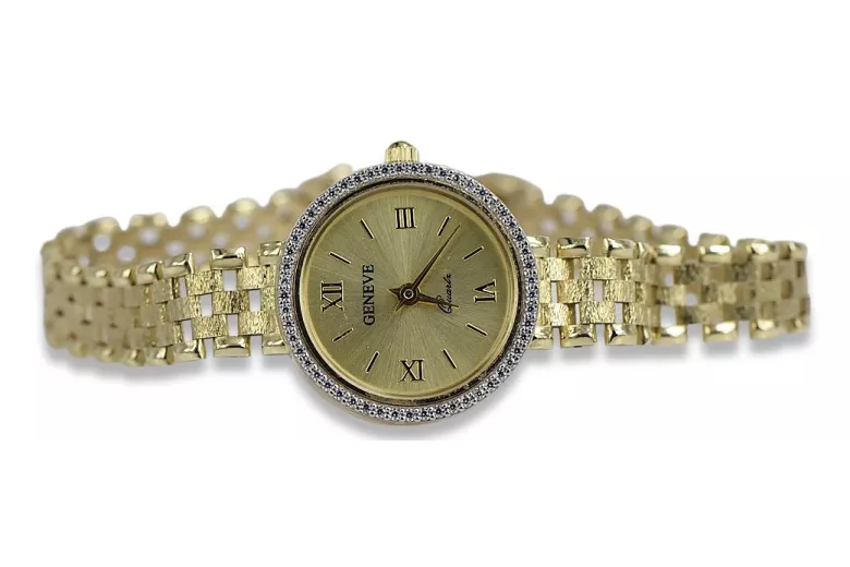 Reloj ★ de oro para damas zlotychlopak.pl Pureza de oro 585 333 ¡★ Precio bajo!