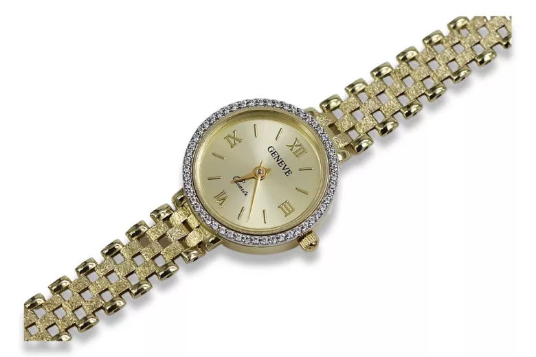 Reloj ★ de oro para damas zlotychlopak.pl Pureza de oro 585 333 ¡★ Precio bajo!