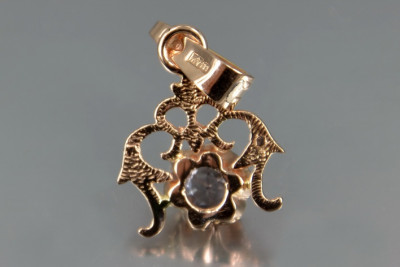 Rus sovietic a crescut 14k 585 aur alexandrit rubin smarald safir zircon ... pandantiv vpc004