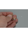 Russische sowjetische Rose 14k 585 Gold Alexandrit Rubin Smaragd Saphir Zirkon ... Anhänger vpc004