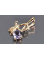 Vintage rose 14k 585 gold alexandrite ruby emerald sapphire zircon ... pendant vpc005