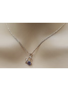 Russe soviétique rose 14k 585 or alexandrite rubis émeraude saphir zircon ... pendentif VPC005