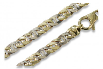 Italian yellow 14k gold solid chain cc048yw