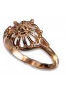 Russisch Sowjet rosa 14 Karat 585 gold Vintage Ring vrn179