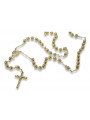 Yellow rose gold rosary chain ★ russiangold.com ★ Gold 585 333 Low price