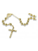 Yellow rose gold rosary chain ★ russiangold.com ★ Gold 585 333 Low price