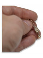 "Exklusive 14k 585 Gold Keine Steine, Originales Vintage-Roségold Ohrringe" ven107