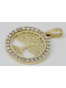 Pendentif ★ en or zlotychlopak.pl ★ Echantillon d’or 585 333 prix bas