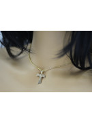 Golden Catholic Cross ★ russiangold.com ★ Gold 585 333 Low price