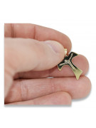 Gold cross with a chain ★ zlotychlopak.pl ★ Gold stamp 585 333 Low price!