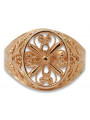 Russisch Sowjet rosa 14 Karat 585 gold Vintage Ring vrn133