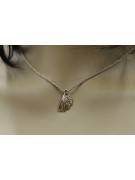 "Bijou unique: Pendentif feuille en or rose 14 carats 585 vintage, Pas de pierres" vpn015