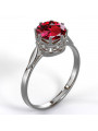 Russe soviétique rose 14k 585 or Alexandrite Rubis Émeraude Saphir Zircon bague vrc366