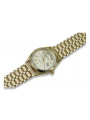 Reloj de oro para hombre Geneve ★ zlotychlopak.pl ★ Pureza de oro 585 333 Precio bajo!