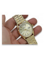 Goldene Herrenuhr Geneve ★ zlotychlopak.pl ★ Gold Reinheit 585 333 Niedriger Preis!