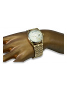 Gold men's watch Geneve ★ zlotychlopak.pl ★ Gold purity 585 333 Low Price!