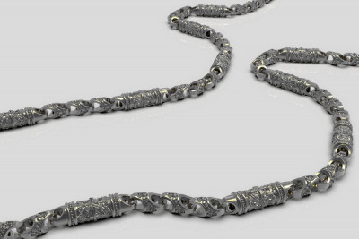 Russische Rose sowjetisches Gold Bizantina Kette