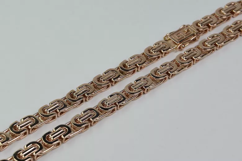 Russian rose soviet gold Bizantina chain