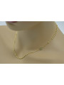 Italian yellow 14k gold rosary chain "Dolce Gabbana" rcc002y