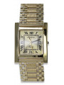 Gold men's watch Geneve ★ zlotychlopak.pl ★ Gold purity 585 333 Low Price!