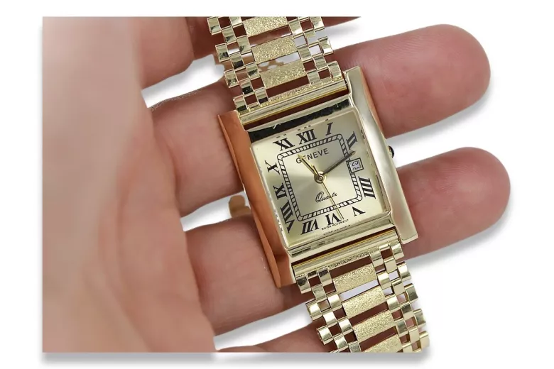 Montre homme en or Genève ★ zlotychlopak.pl ★ Pureté de l’or 585 333 Prix bas!