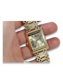 Reloj de oro para hombre Geneve ★ zlotychlopak.pl ★ Pureza de oro 585 333 Precio bajo!