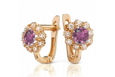 Boucles d’oreilles en or zlotychlopak.pl ★ Échantillon d’or ★ 585 333 Prix bas!