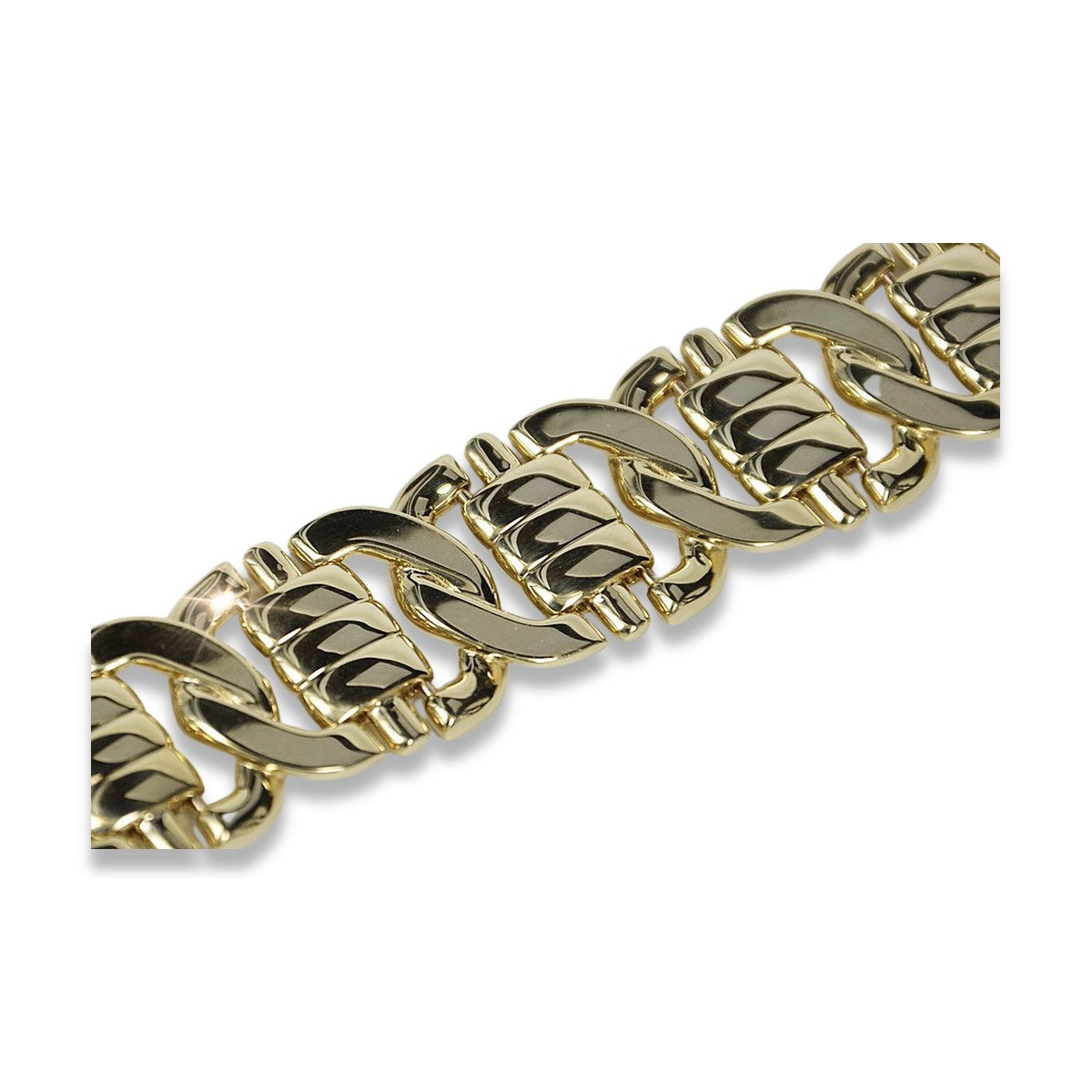 Bracelet ★ en or rose jaune russiangold.com ★ Or 585 333 Prix bas