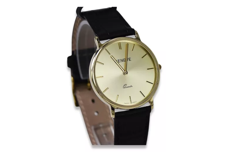 Montre homme en or Genève ★ zlotychlopak.pl ★ Pureté de l’or 585 333 Prix bas!