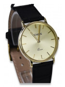 Gold men's watch Geneve ★ zlotychlopak.pl ★ Gold purity 585 333 Low Price!