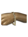 Yellow rose gold bracelet ★ russiangold.com ★ Gold 585 333 Low price