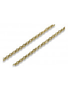 Yellow rose gold chain ★ russiangold.com ★ Gold 585 333 Low price