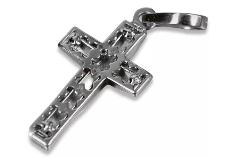 Golden Catholic Cross ★ russiangold.com ★ Gold 585 333 Low price