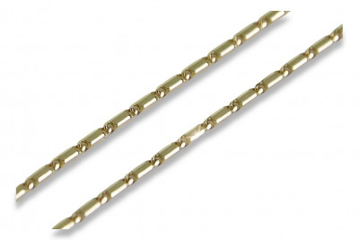 Italian yellow 14k gold diamond chain cc033y