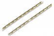 Italian yellow 14k gold diamond chain cc033y