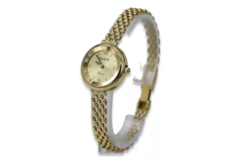 Reloj ★ de oro para damas zlotychlopak.pl Pureza de oro 585 333 ¡★ Precio bajo!