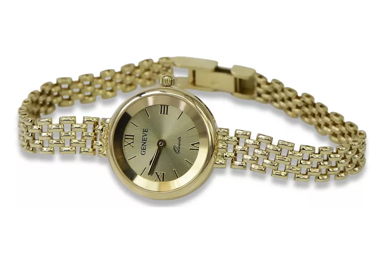 Reloj ★ de oro para damas zlotychlopak.pl Pureza de oro 585 333 ¡★ Precio bajo!