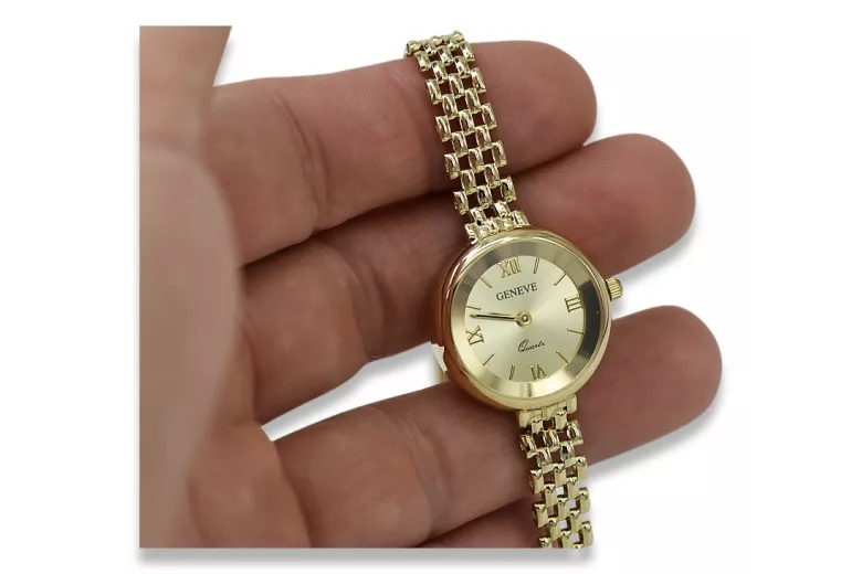 Reloj ★ de oro para damas zlotychlopak.pl Pureza de oro 585 333 ¡★ Precio bajo!