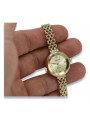 Reloj ★ de oro para damas zlotychlopak.pl Pureza de oro 585 333 ¡★ Precio bajo!